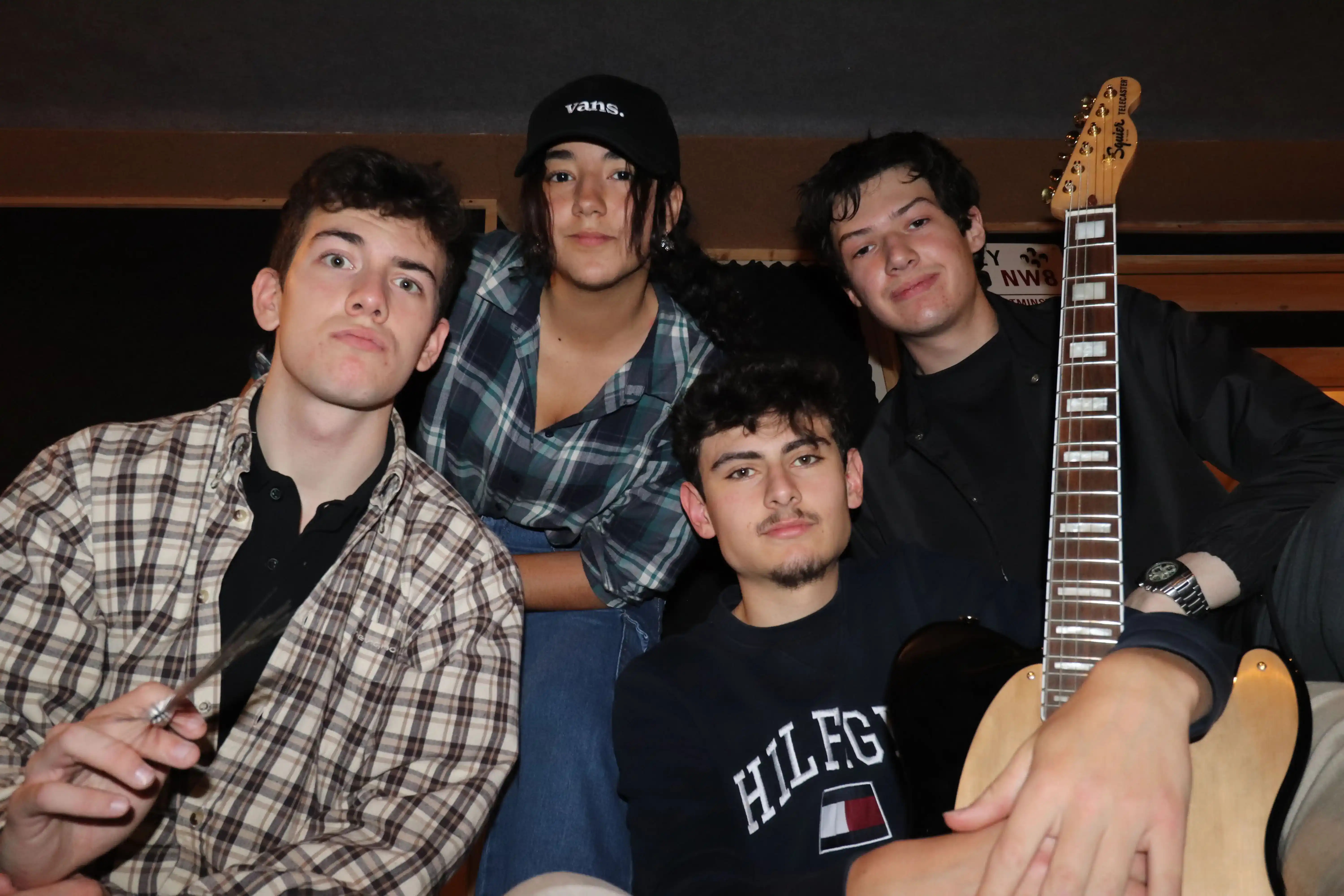 Les 4 membres du groupe Val Polida.